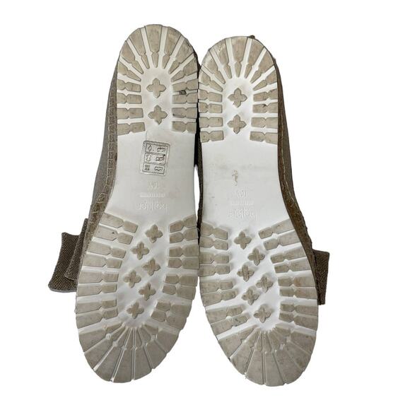 Botkier Wesley Beige Canvas Platform Espadrilles Size 10 - Picture 7 of 10